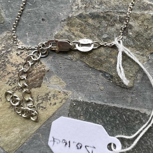 0.16ct. Diamond Pendant Sterling Silver Chain - Picture 10 of 13